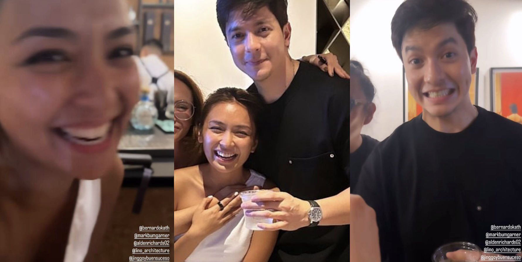 Alden Richards Graces Kathryn Bernardos Housewarming Party 